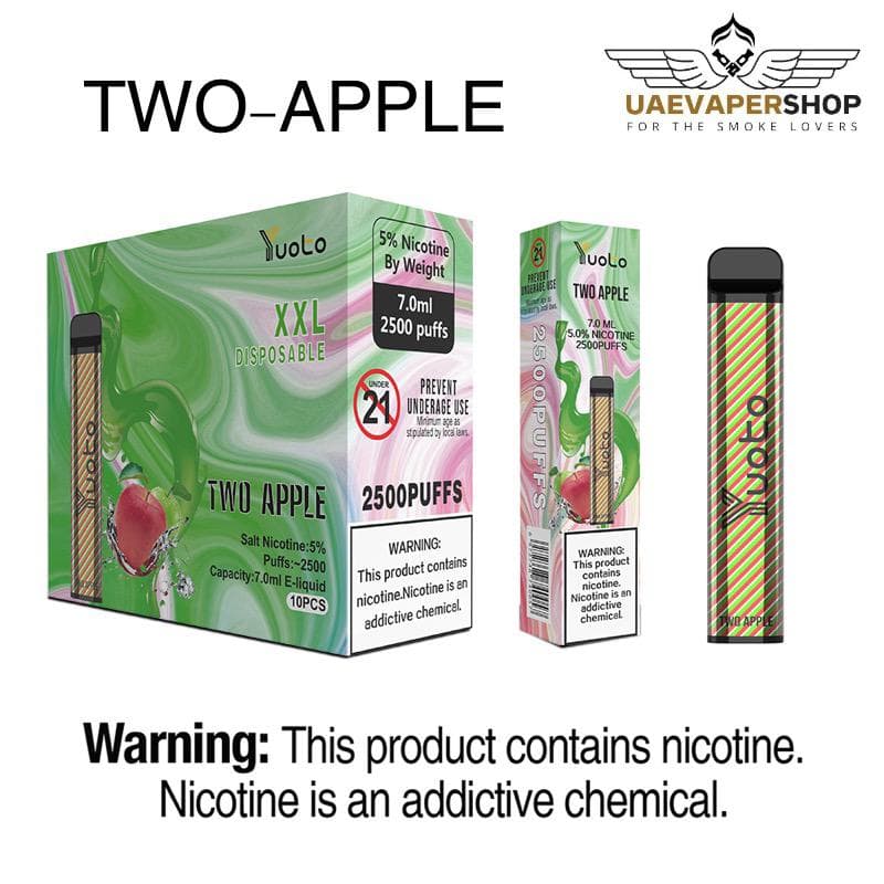 Yuoto Vape Two Apple Xxl AT 50K EACH