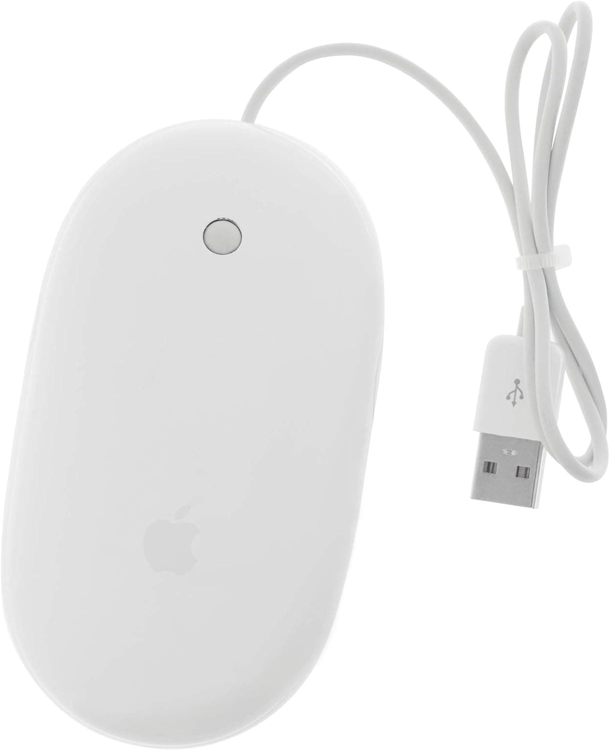 Apple Mighty Mouse Wired (A1152) - USB Wired Optical Mouse for Computers (Renewed)