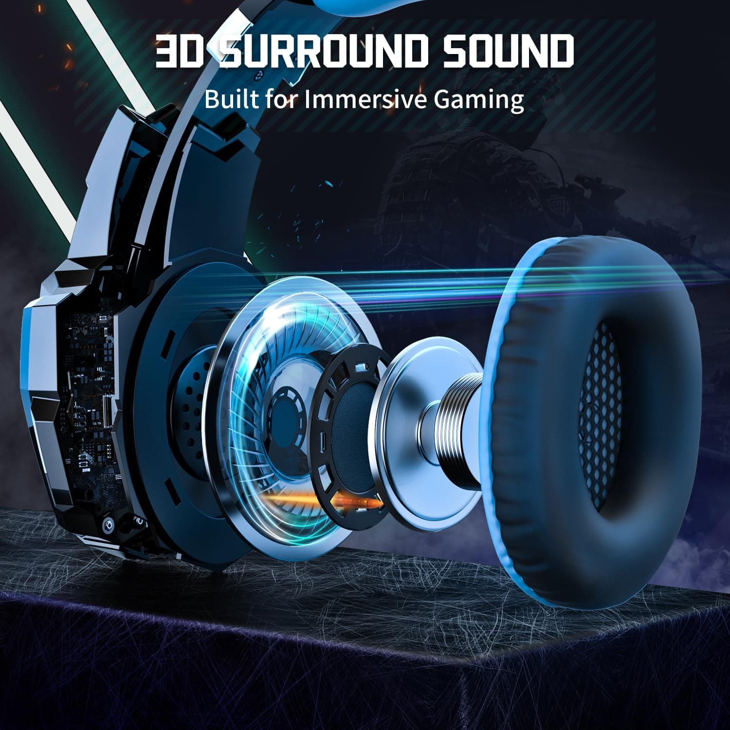 Shockwave Immersive Sound Gaming Headset For PS5