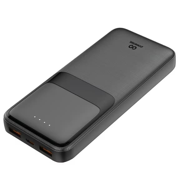Powertek 20,000mAh Fast Charge Power Bank, 20W USB-C PD, Dual USB Output, Compact Portable Charger, Lifetime Replacement Warranty 5