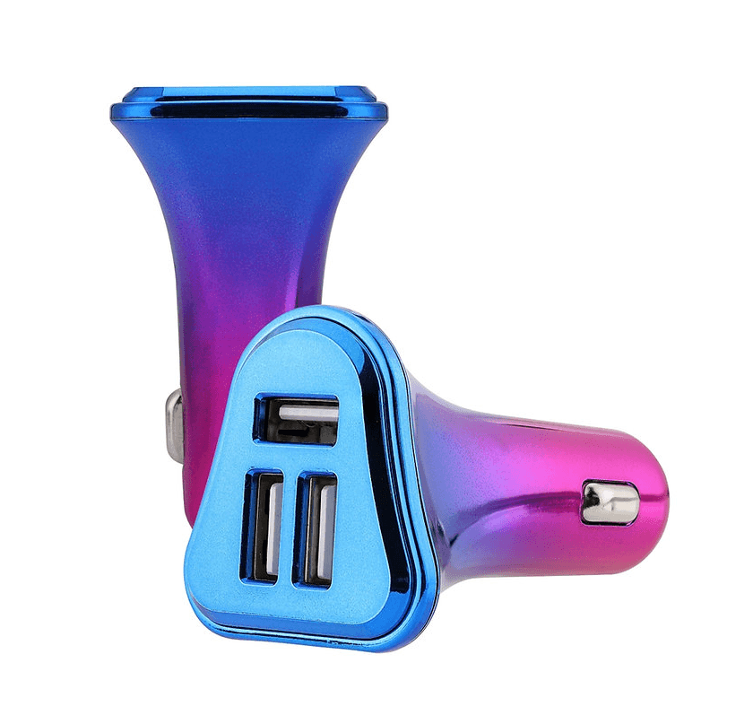 3 Port Usb Car Charger 4.1A Rapid Charge