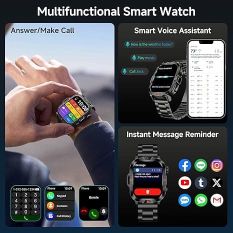 V17 Z Smart Watch Bluetooth Calling Fitness Tracker 3