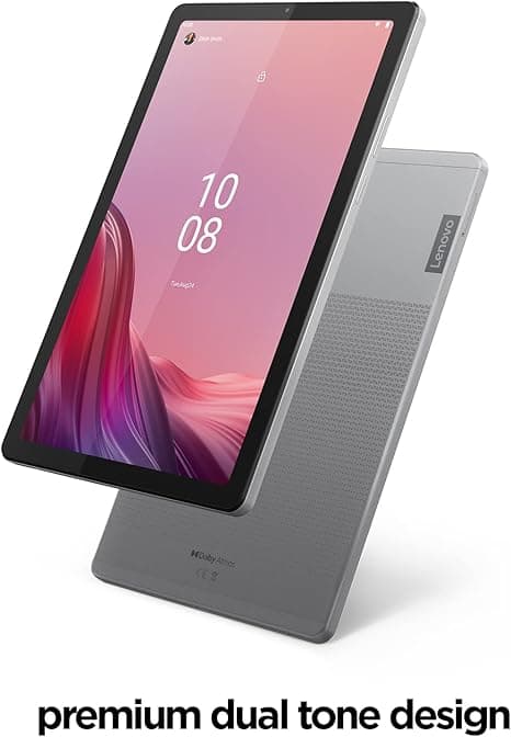 Lenovo Tab M9 Android Tablet, 9" HD Display, 3GB RAM, 32GB Storage, MediaTek Octa-Core Processor, Dolby Atmos, Android OS, Includes Folio Case – Arctic Grey 2