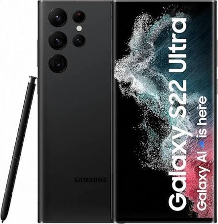 Samsung Galaxy S22 Ultra 5G (8GB RAM, 128GB Storage) – Phantom Black