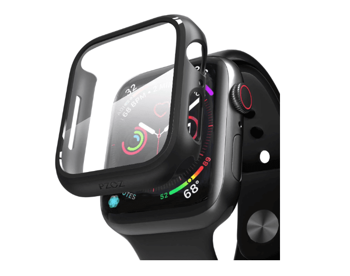 SMART GUARD APPLE WATCH BUMPERCASE WATCH BAND SCREEN PROTECTOR,BLACK,NEW IN BOX